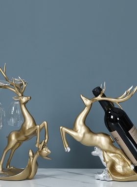 创意酒杯架倒挂架家用轻奢摆件z红酒架斜放高脚杯架高档酒柜装饰