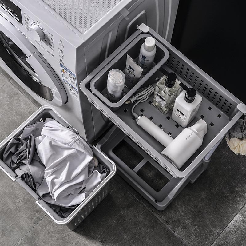家用脏衣篮分类分格大号塑料浴室置物架收纳筐Q卫生间框衣娄桶两