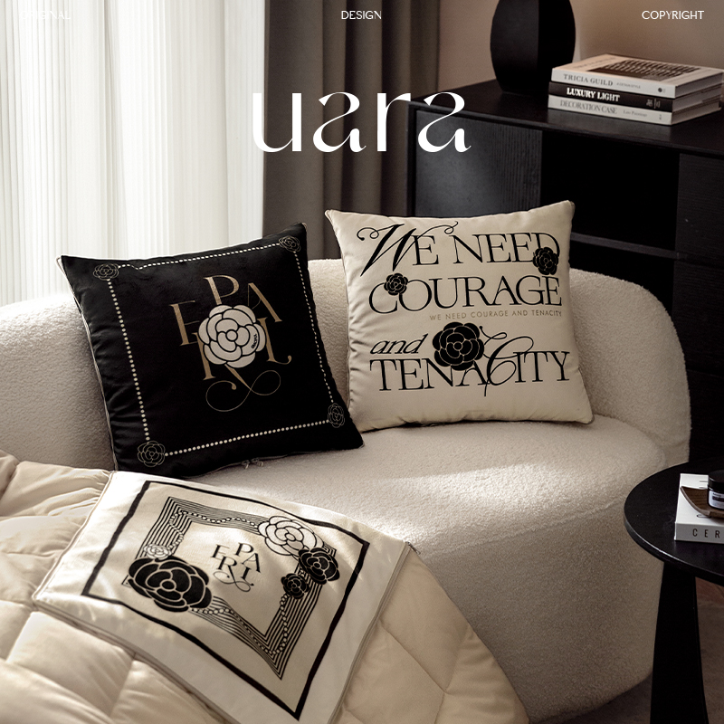 伯爵山茶抱枕被子二合一两用汽车载办公室午睡空调被X加厚轻奢高