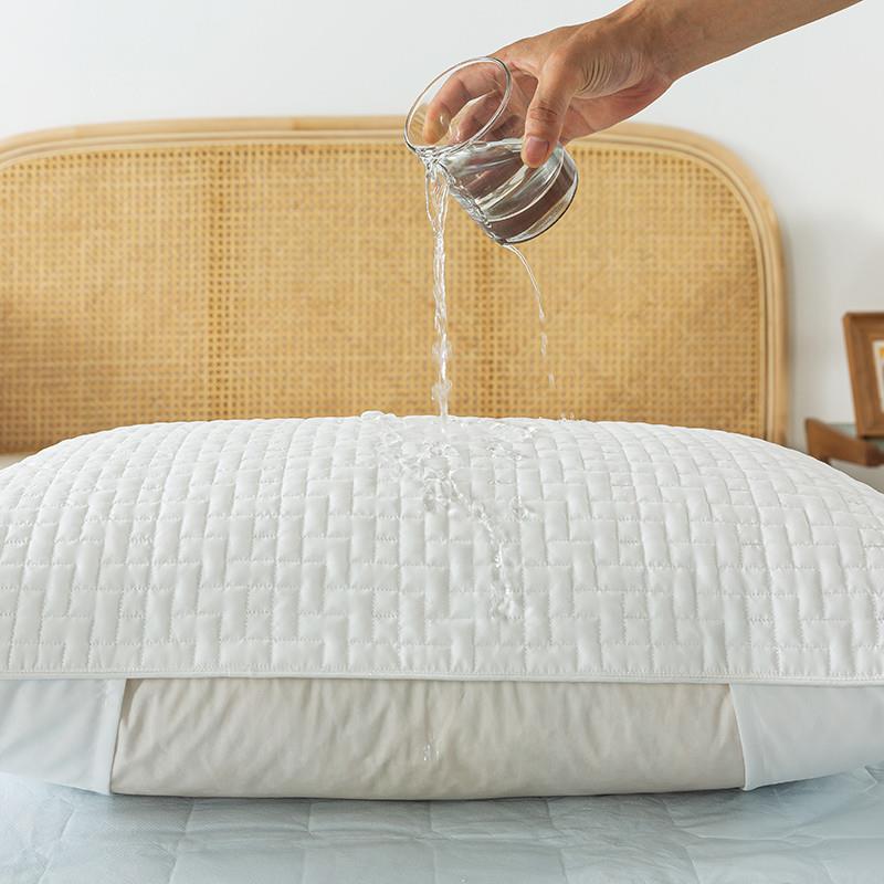 防水防汗枕芯保h护套抗菌枕套枕袋 耐磨舒适单人枕头防护套单只装