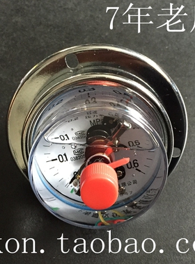 YNXC60ZT0-0.6MPA轴向耐震电接点压力表M14*1.5抗震电接点压力表