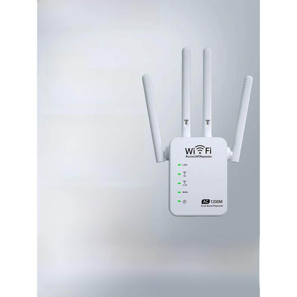 酷风尚wifi信号放大器双频道增强器放大扩展无线加强穿墙王中继器