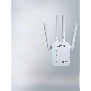 酷风尚wifi信号放大器双频道增强器放大扩展无线加强穿墙王中继器