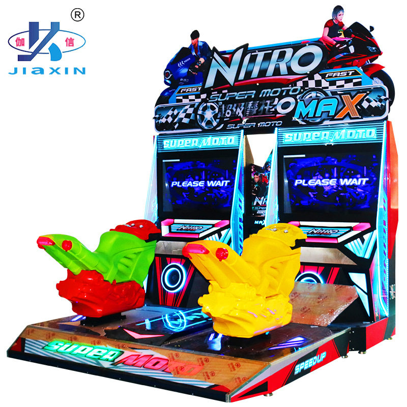 双人豪华FF摩托赛车游戏机投币成人模拟机大型电玩城娱乐设备