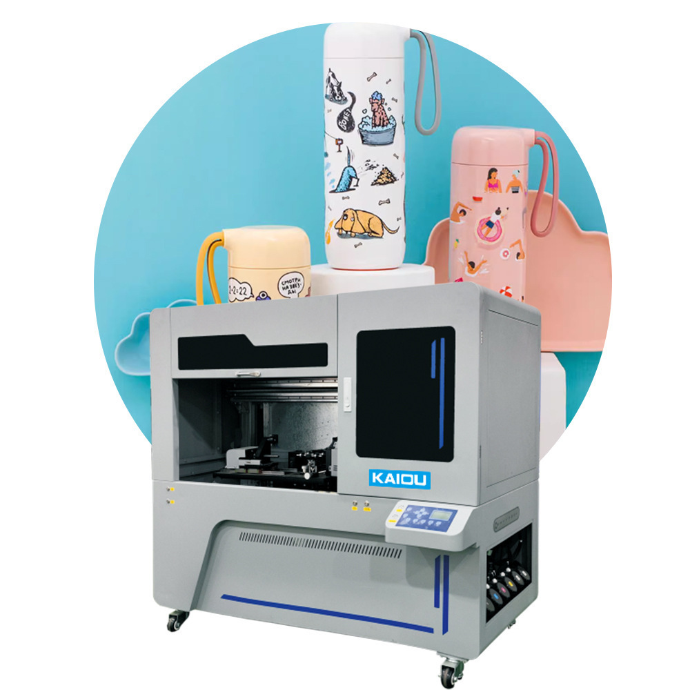 圆柱体打印机 水杯保温杯打印机 易拉灌陶瓷酒瓶高落差圆柱体