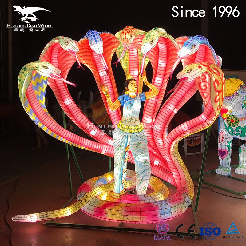 景区、游乐园、夜游打卡亮化彩灯模型 自贡灯会源头制作厂家