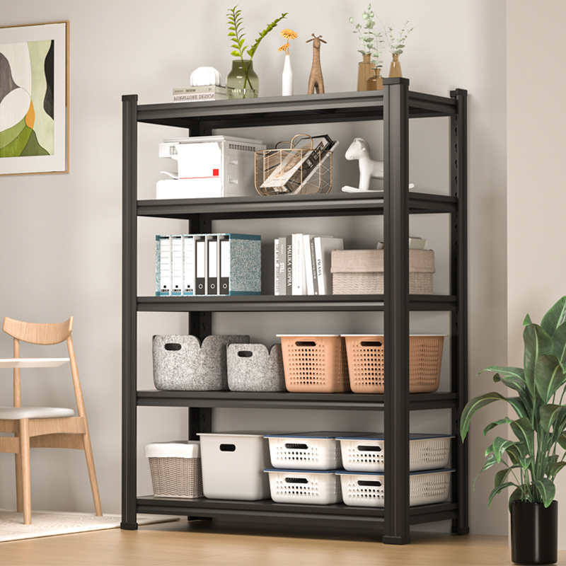 义浩置物架家用钢制仓储货架落地多层G收纳架客厅储物架超市展示