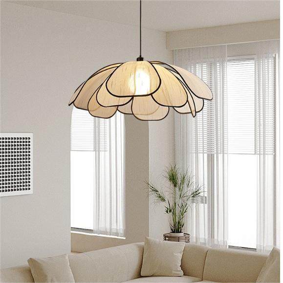 法式花瓣吊灯简约复古民宿餐厅书房客厅卧室设计师中古氛围感灯饰,鲜花速递/花卉仿真/绿植园艺,割草机/草坪机,淘宝优惠券,粉丝福利购,淘宝优惠卷