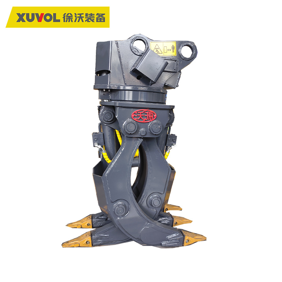 徐沃沃源双缸电控夹150S液压制动支持360度全回转适配10-15T挖机