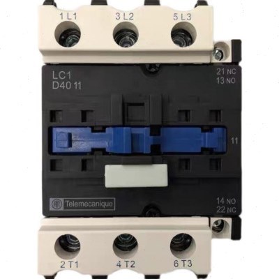 主接触器LC1D40 Telemecanique LC1-D4011 220V 电梯抱闸运行交流