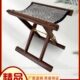 家用便携小凳子户外钓鱼红礼物马扎送老人撑高档檀木折叠实木凳凳