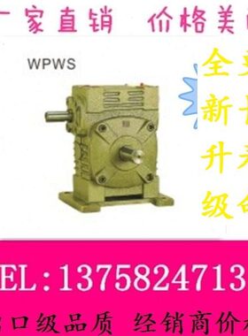 WPWA/WPWS 40/50/60/70/80/100/120/135/155/175蜗轮蜗杆减速机