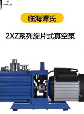 实验室旋片式真空泵齿轮泵工业用联海 临-ZX抽气谭氏2直2电动油泵