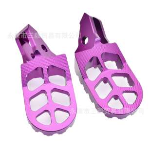 适用虬龙极蜂SurRon Ultra Bee CNC铝合金改装脚踏板电动越野配件