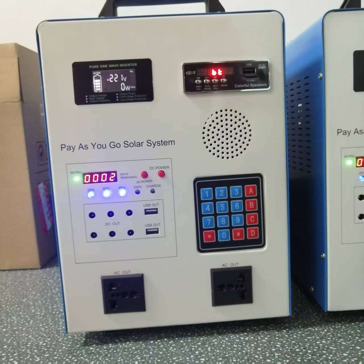 PAYGO SOLAR SYSTEM非州家用太阳能付费分期付款照明系统