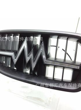 适用BMW3系 F30F35 LED心跳中网 心电转向流光中网