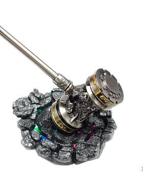 铄捷DL 唐三HT锤子 带魂环闪光灯底座 雷神之锤金属展台带灯