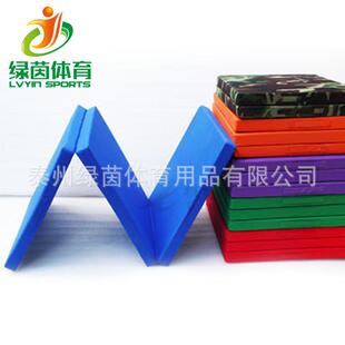 厂家三折叠体操垫 中小学生仰卧起坐垫 跳高垫 幼儿园体操垫