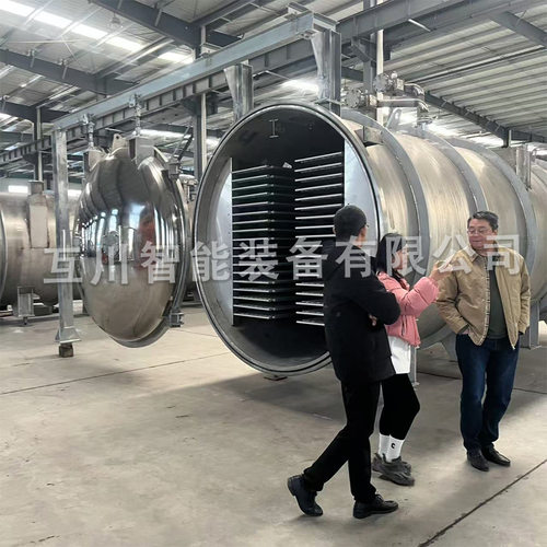 大型果蔬类真空冻干机 草莓真空低温冷冻干燥机 香蕉片冻干机