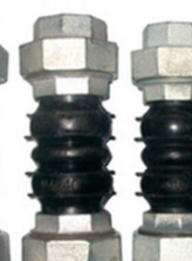 扣DN50减震喉/橡胶软接头-风机D器丝游软连接伸缩N 刃/25软管活接