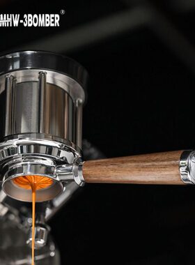 改装手柄机ER/B底炸BOM/无58mm1MHW4-轰无35底 意式咖啡机木把手5