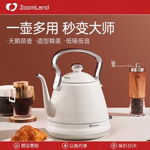 美国卓朗电热水壶家用手冲壶泡茶专用G挂耳咖啡壶复古功夫茶烧水