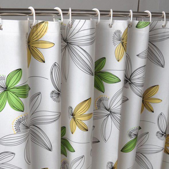 帘子浴室淋浴门帘帘隔断帘布洗澡拉窗帘帘卫生间防水沐浴洗手间帘