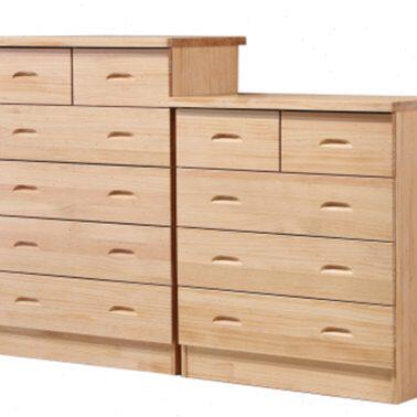 抽屉柜九/七/五斗柜厨简约5松木/现代六厨整装斗斗八斗柜实木