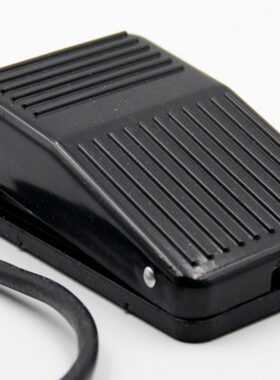 自复位踩银带触点电源开关线脚踏开关踏板塑料脚25cm脚踏开关