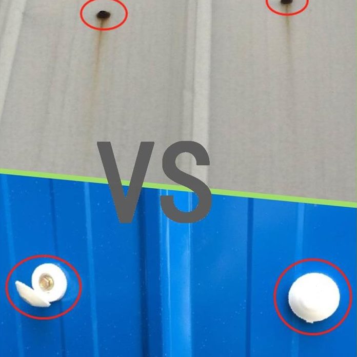 保护帽防雨帽冷库鞍PC阳光板板晒自攻钉马螺丝塑料抗垫彩钢瓦钻尾