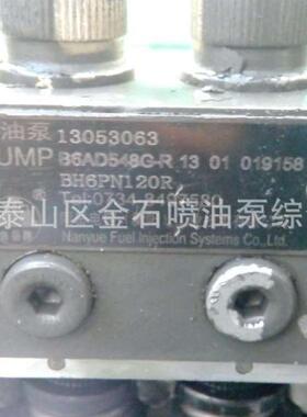 潍柴道依茨燃油泵13053063喷油泵总成BH6PN120R 衡阳泵B6AD548G-R
