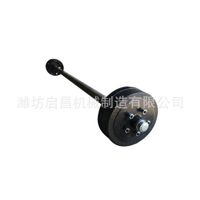 澳款拖车轴 1000 kg 40mm 方管/ 圆管 电磁制动拖车车桥总成