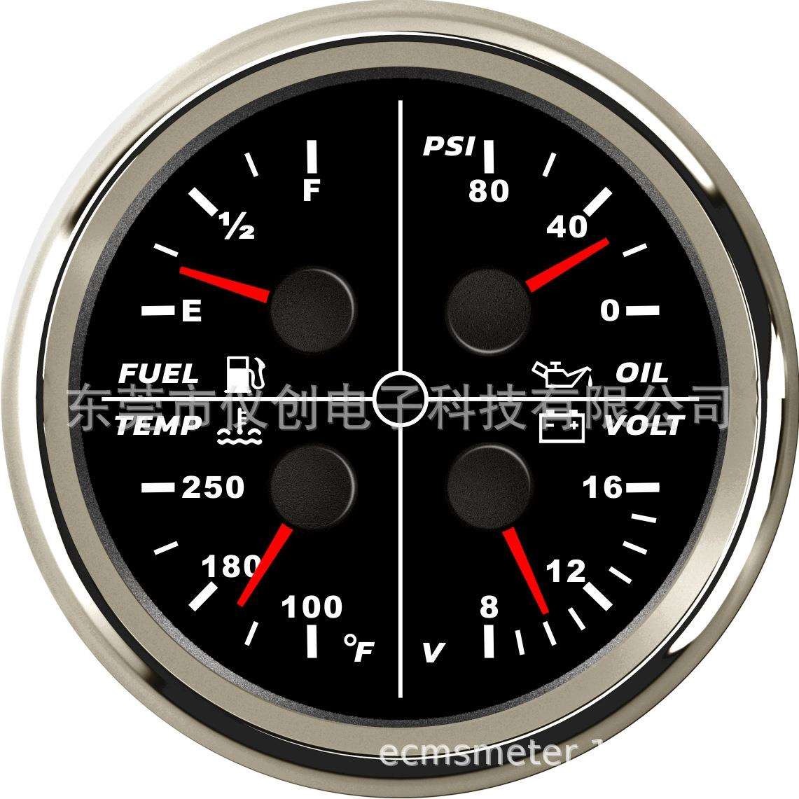 多指针油位、油压、水温、电压仪表多功能组合仪表