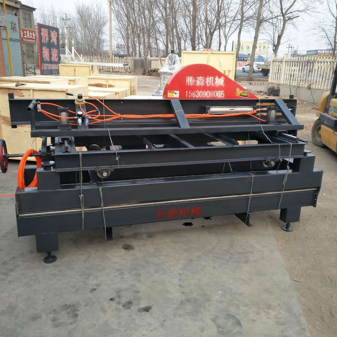 直线导轨精密开料裁板锯自动切木板机 圆木方木推台锯木工推台锯