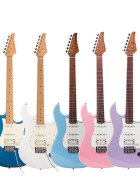 Farida法丽达电吉他F2020/3030初学入门进阶白色黑色成人儿童演出