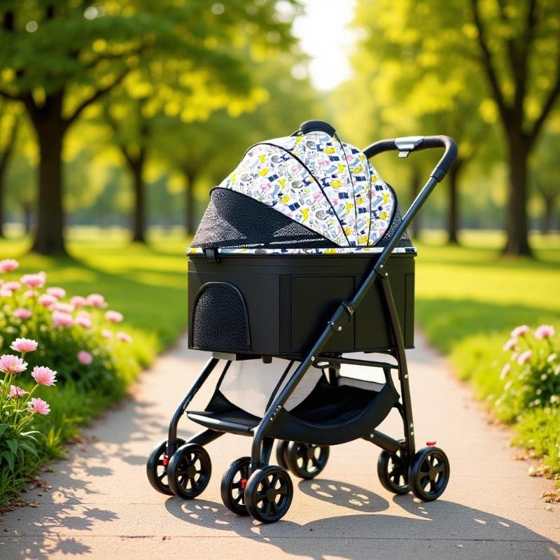 宠物推车狗狗猫咪轻便可折叠分离外出手推遛狗航空箱可拆分小车