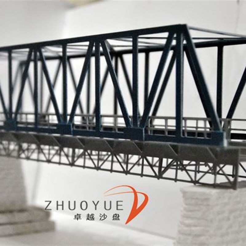 火车模型 1 87建筑场景沙盘铁路周H边 原创搭配 中国高架铁路桥