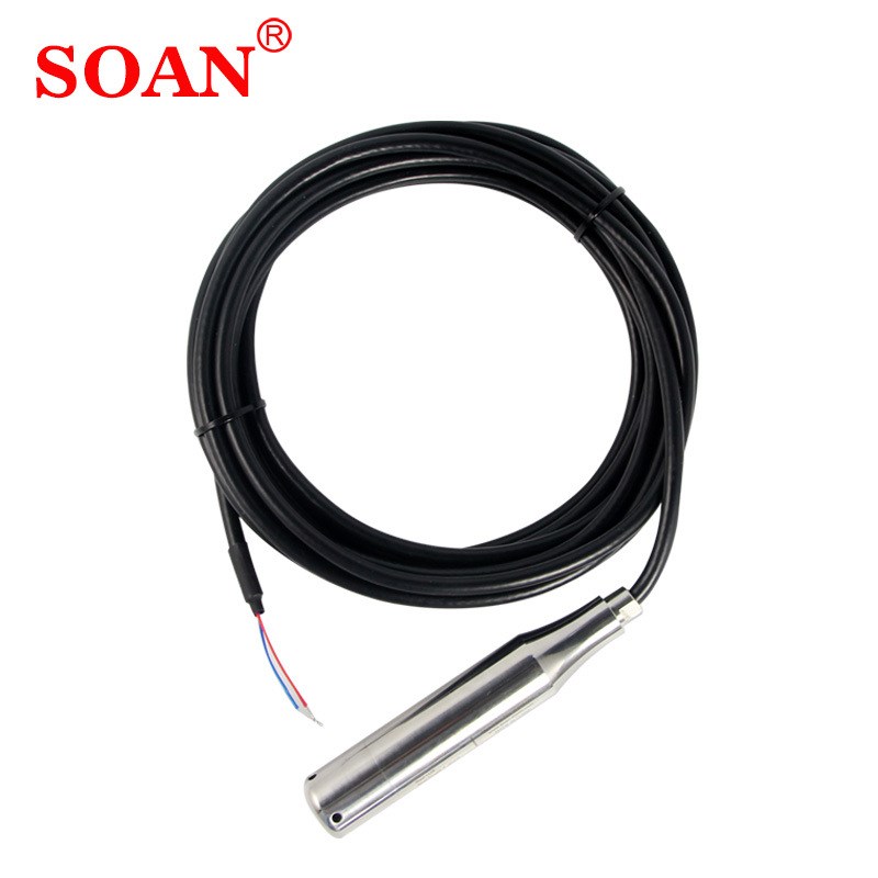 索安 投入式液位i变送器 水位油位变送器传感器4-20mA投入式液位