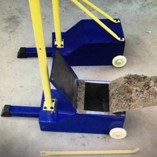 专业比赛羽毛球网柱室外带轮可移动羽毛球柱标准羽毛球架羽毛球网