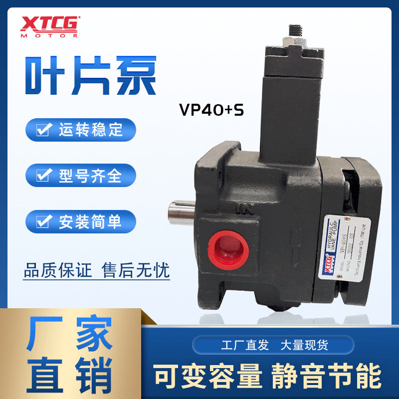 VP30+S VP40+S 高低压双联叶片泵液压站泵头 低噪音液压泵VP40+PA图片