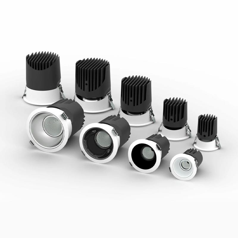 嵌入式服装射灯4S店灯具开孔75MM 20W30W50W36W30W12W防眩光无铝