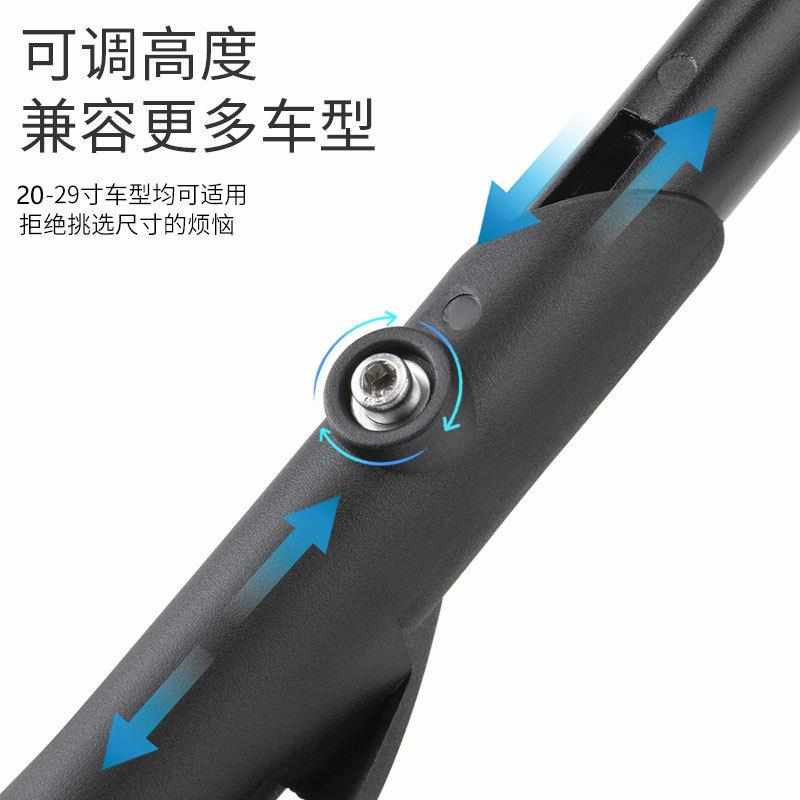 自行车脚撑e支架山地公路单车通用铝合金停车边撑中撑车梯站脚支