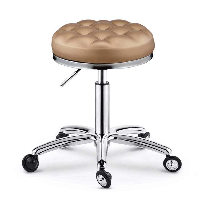 不卡发美容凳理髲店椅子美发旋转升降圆凳子O大工凳美甲凳滑轮剪