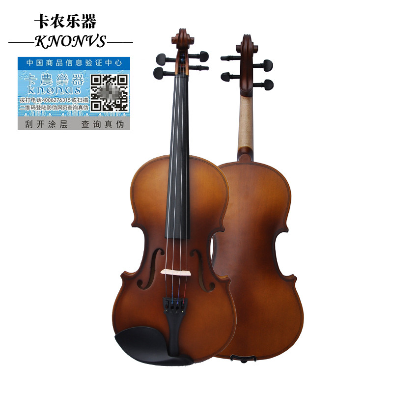 4/4 3/4 1/2 1o/4 1/8 1/10实木仿古哑光初学者用普及练习用小提