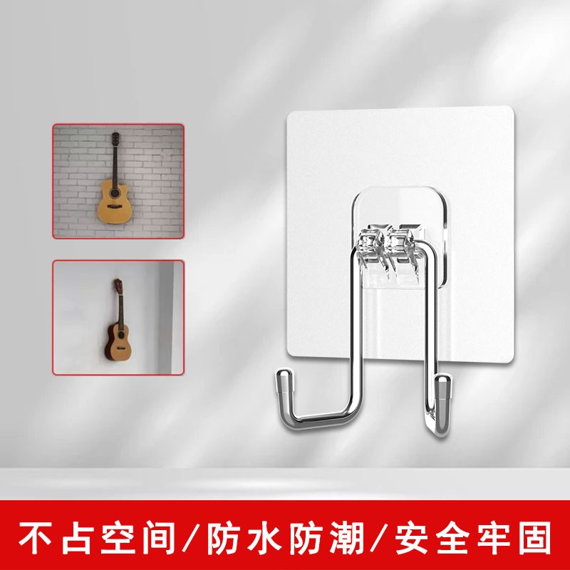 吉他挂钩墙d壁挂架尤克里里二胡小提琴架免打孔壁挂墙面固定支架