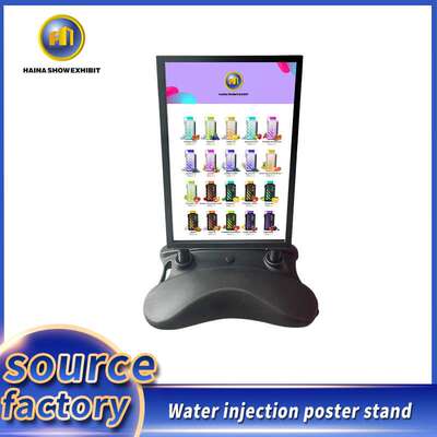 Water injection poster frame, picture advertising display fr