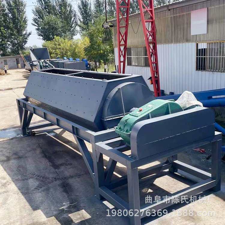 大型滚筒干磨机 广泛用于废铁钢板破碎料火烧铁滚筒抛光机研磨机