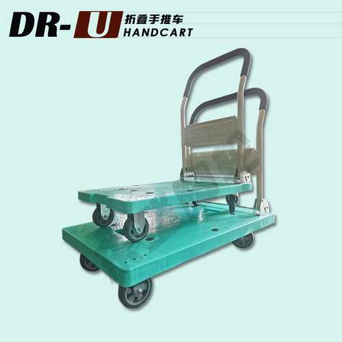 东瑞脚轮 单层平板车折叠手推车脚轮带刹车仓储搬运量大优惠