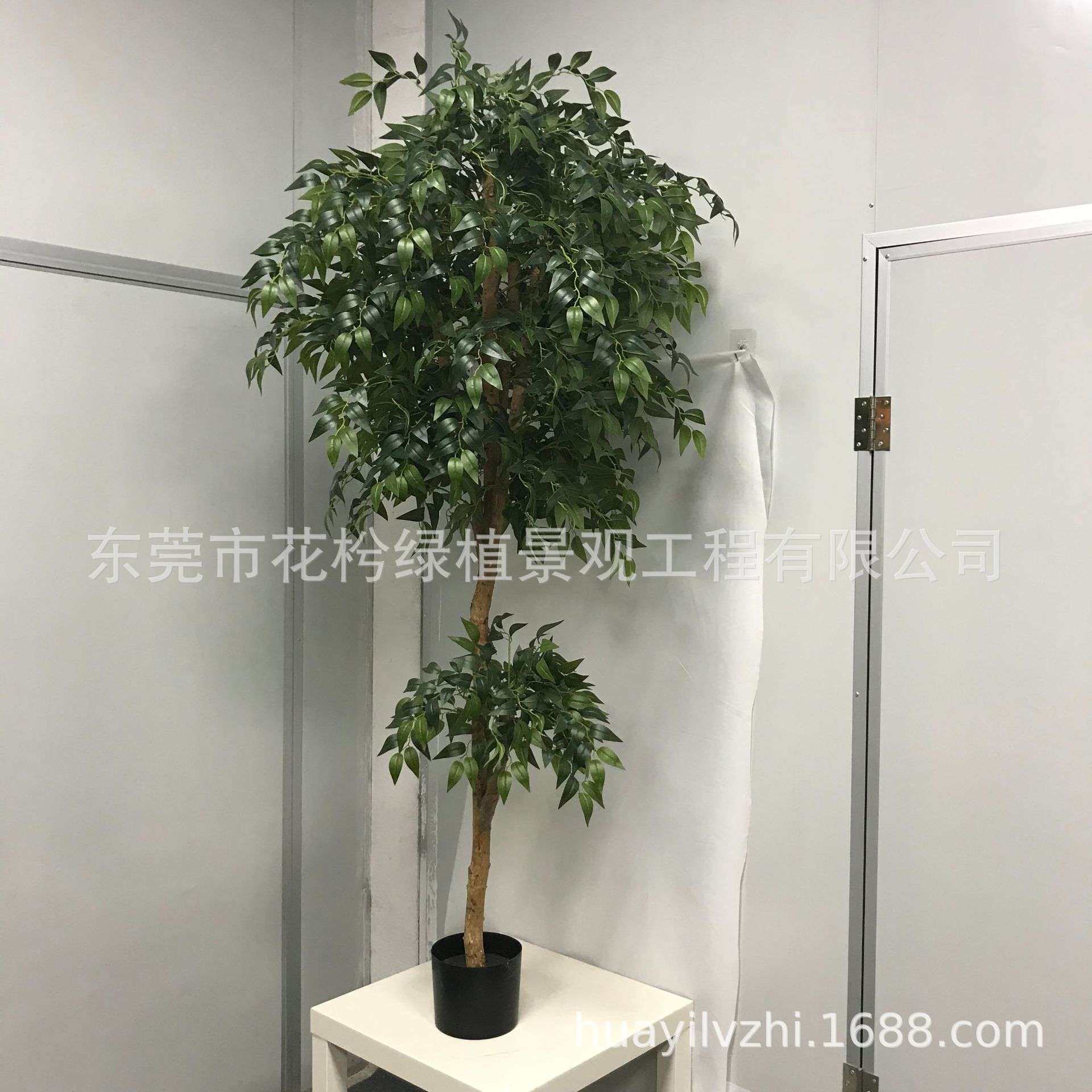 仿真植物大型榕树盆栽绿植盆景落地家庭客厅商场酒店装饰树榕树