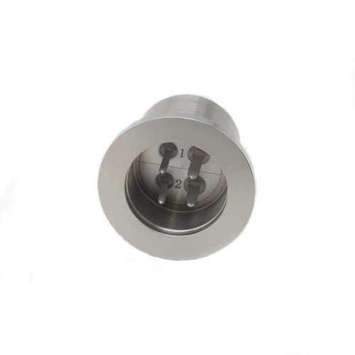 KF25-0408K4芯热电偶真空玻璃烧结连接器插片型航空插头